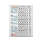 フィットネス：自分で行う；やる気を起こさせるプランナー ノートパッド (回転)