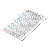 フィットネス：自分で行う；やる気を起こさせるプランナー ノートパッド (アングル)