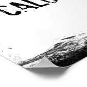 フィットネス:言い訳カロリーを燃やさない引用文 ポスター (角)