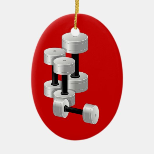 フィットネス! by SRF セラミックオーナメント (正面)