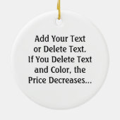 フィットネス- Sushi! by SRF セラミックオーナメント (裏面)