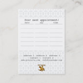 フィットネスIII – ビジネス、スケジュールカード 予約カード (裏面)