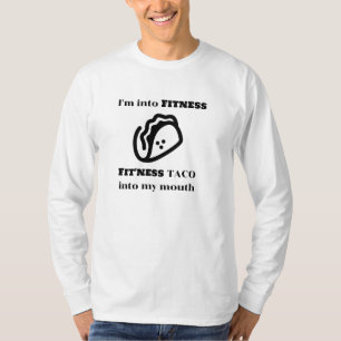 フィットネスTACO皮肉おもしろいノベルティグラフィック Tシャツ