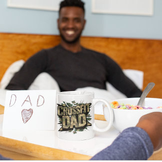 フィットファースト暗いカモフラージクロスフィットマグカップ コーヒーマグカップ