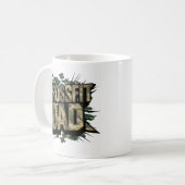 フィットファースト暗いカモフラージクロスフィットマグカップ コーヒーマグカップ (正面左)