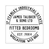 フィット付きベッドルームゴムスタンプ ラバースタンプ (インプリント)