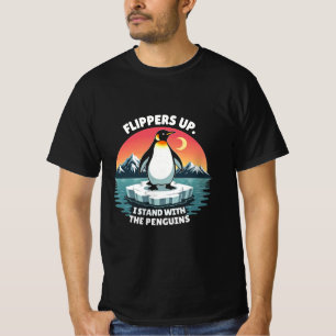フィッパーアップでペンギンと一緒だ Tシャツ
