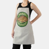 フィッパーソナライズされたシュアンドタックショップ魚釣りアングラー エプロン (インサイチュ)