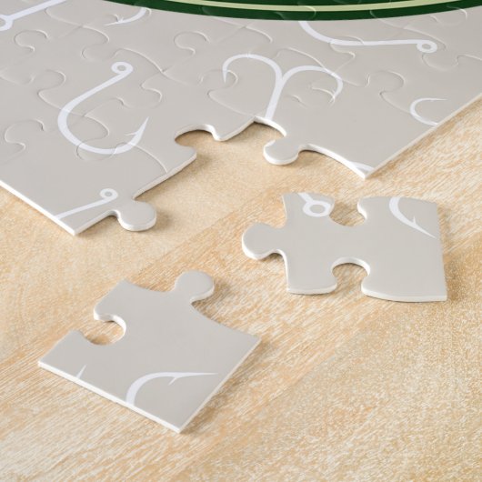 フィッパーソナライズされたシュアンドタックショップ魚釣りアングラー ジグソーパズル (側面)