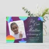 フィッポップ・アートのジッ遊トパーティーボーイズムーンスターズ誕生日 招待状 (スタンド正面)