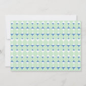 フィッポップ・アートのジ遊パーティー少年誕生日ブルーグリーン 招待状 (裏面)