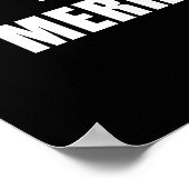 フィッメリートマスおもしろい、クリスマス雪だるまジム持ち上げ ポスター (角)