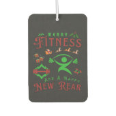 フィッメリーマスとハッピーニューリアクリスマスジム カーエアーフレッシュナー (正面)