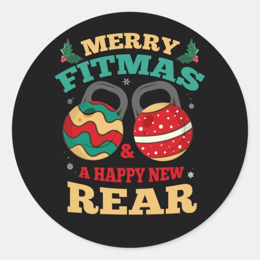 フィッメリーマスとハッピーニューリアジムフィットネス ラウンドシール (正面)