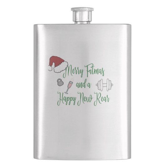 フィッメリーマスとハッピーニューリア フラスク (正面)