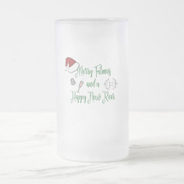 フィッメリーマスとハッピーニューリア フロストグラスビールジョッキ