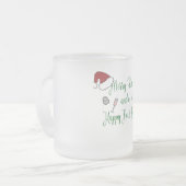 フィッメリーマスとハッピーニューリア フロストグラスマグカップ (正面左)