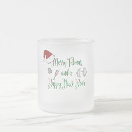 フィッメリーマスとハッピーニューリア フロストグラスマグカップ