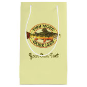 フィッユーモアのあるシュモア-ワークレストラウト魚釣り スモールペーパーバッグ (正面)