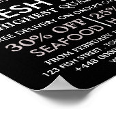 フィッ素朴シュマーケット/フィッシュマー広告ガー ポスター (角)