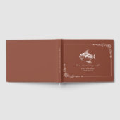 フィッ素朴トテラコッタビーチ結婚式 ゲストブック (全面)