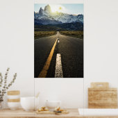 フィツロイ山への長い道 – Ruta 40 ポスター (キッチン)