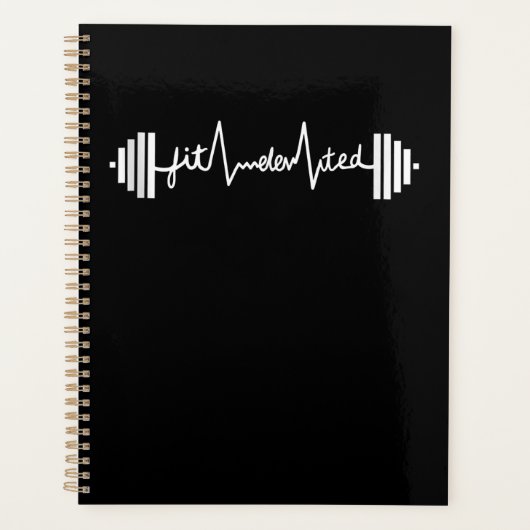 フィテレベットジムフィットネスバーベルトレーニング プランナー手帳 (正面)