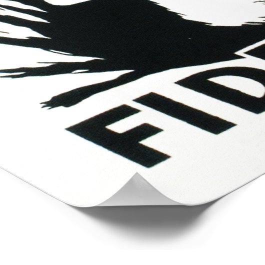 フィデルカストロキューバ革命ムーブメントプロパガンダ ポスター (角)