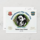 フィデルカストログアンタナモベイキューバシガーカンパニー ポストカード (正面/裏面)