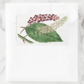 フィトラッカデカンドラ(アメリカンポケウィード) (1806) 長方形シール (バッグ)