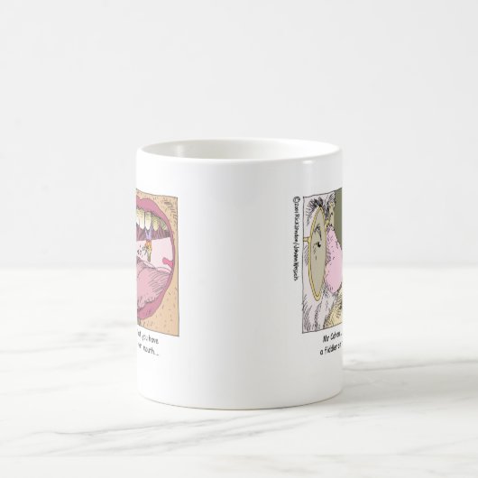 フィドラーオンルーフおもしろい歯科ギフト&ティー コーヒーマグカップ (中央)