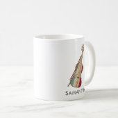 フィドルウィスペラーヴィンテージバイオパーソナライズされたリン コーヒーマグカップ (正面右)