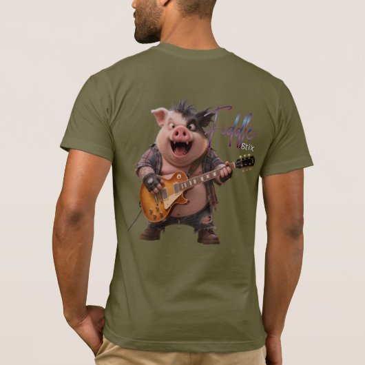 フィドルスティックスTシャツ 4 Tシャツ (裏面)