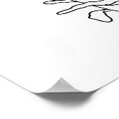 フィドルヘッドシダイラストレーション ポスター (角)