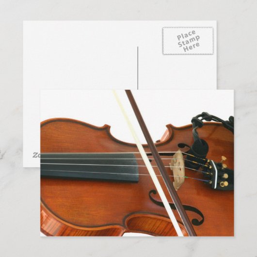 フィドル ポストカード (正面/裏面)