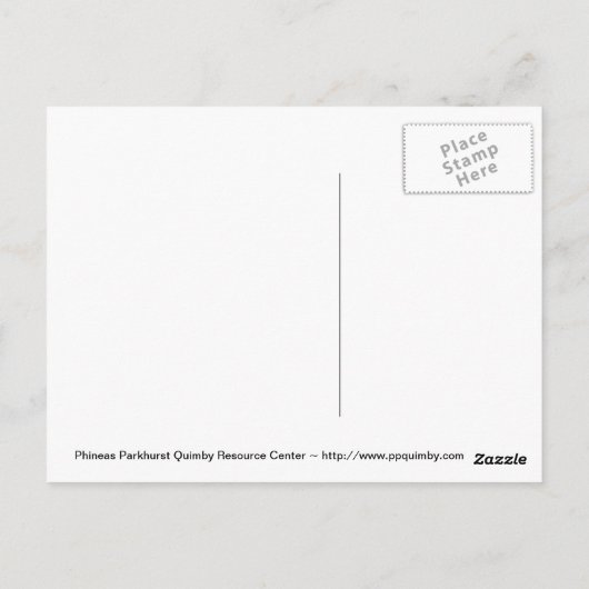 フィニアスパークハーストクインビー003ポストカード ポストカード (裏面)