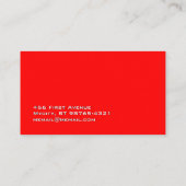 フィニガンビッグレッドストライプアスタリスク 名刺 (裏面)