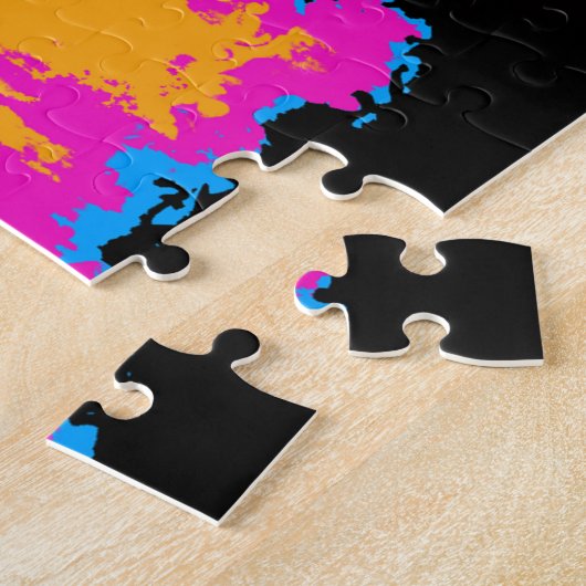 フィニッシュまでのレース – ゴーカートレーサーズジグソーパズル ジグソーパズル (側面)