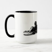 フィニッシュまでのレース – Go Kart Racers マグカップ (左)