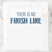 フィニッシュラインがない 長方形シール (バッグ)