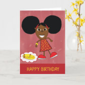 フィノハッピーバースデーカード カード (黄色い花)