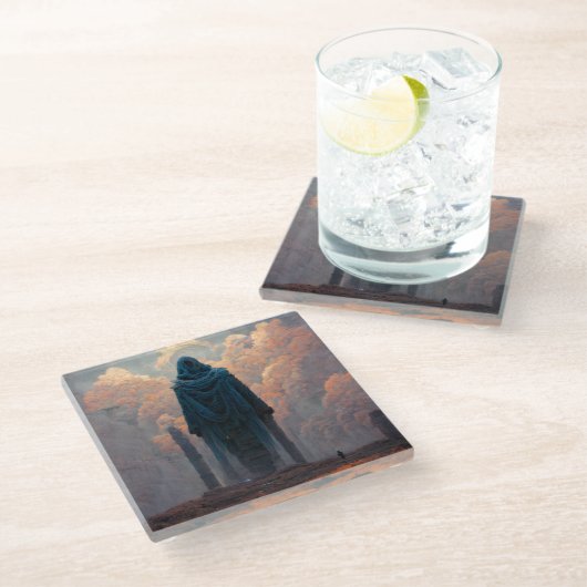 フィフィーファンタジーサイフィアート ガラスコースター (アングル)