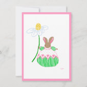 フィフィ・バニーへの招待 招待状 (裏面)