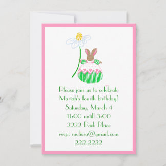 フィフィ・バニーへの招待 招待状