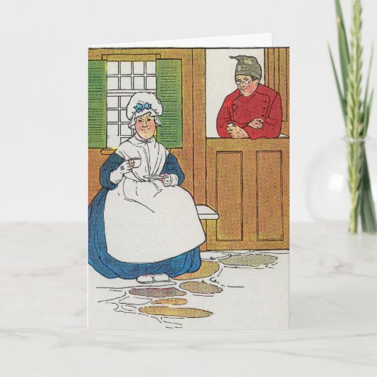 フィフェのコテージで男と妻が住んでいた カード (正面)