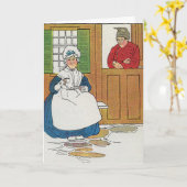 フィフェのコテージで男と妻が住んでいた カード (黄色い花)