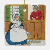 フィフェのコテージで男と妻が住んでいた セラミックオーナメント (裏面)