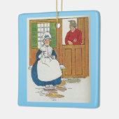 フィフェのコテージで男と妻が住んでいた セラミックオーナメント (左)