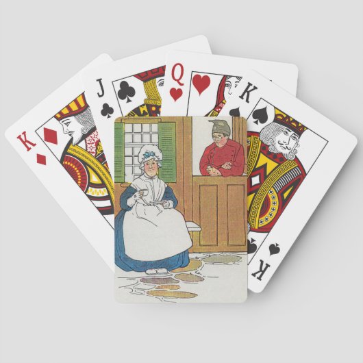 フィフェのコテージで男と妻が住んでいた トランプ (裏面)