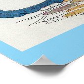 フィフェのコテージで男と妻が住んでいた ポスター (角)